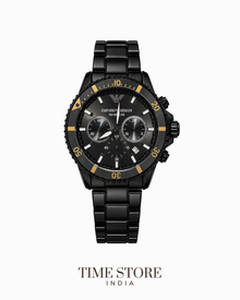 Black & Gold Chronograph