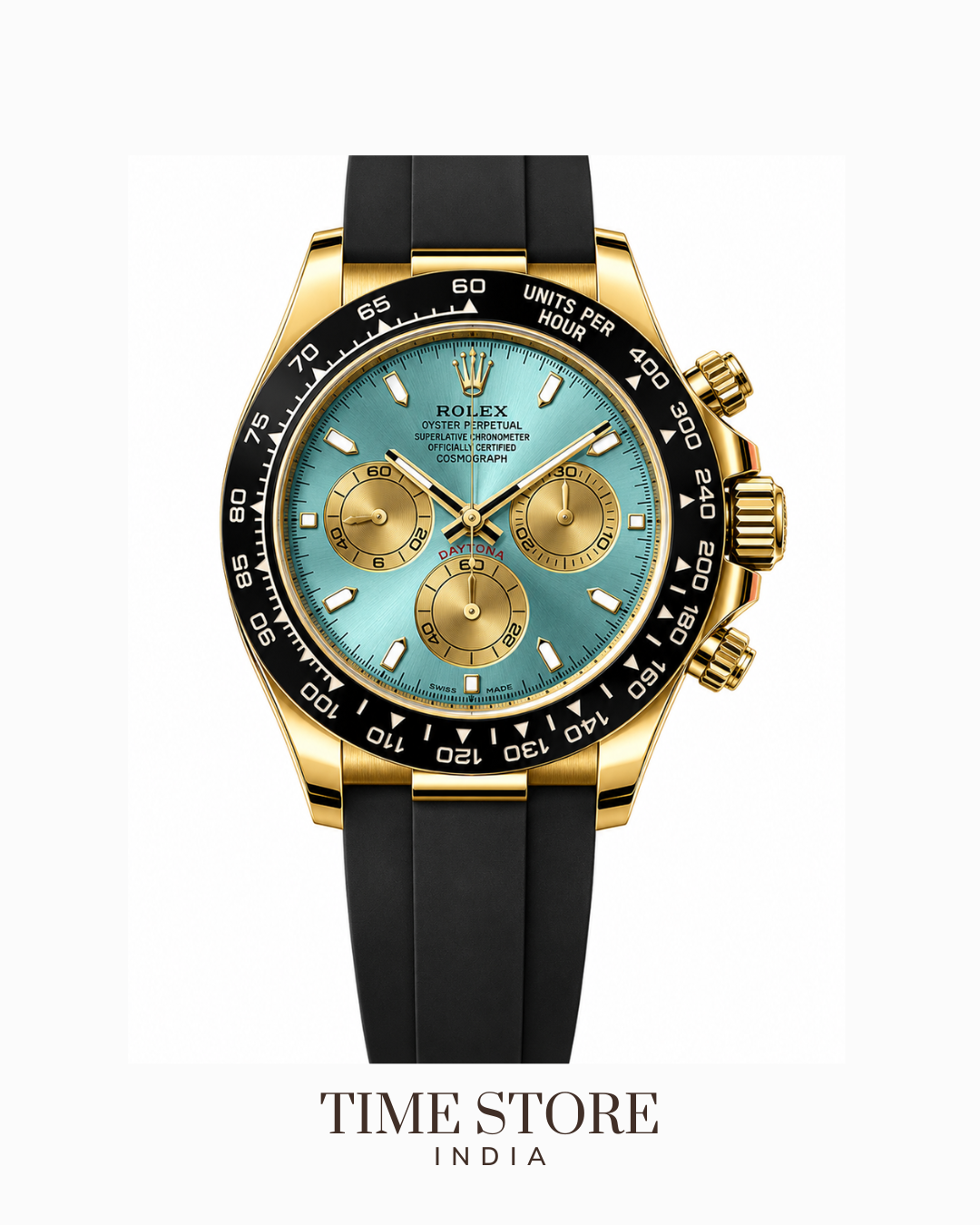 Daytona Gold Tiffany Blue Dial Oysterflex