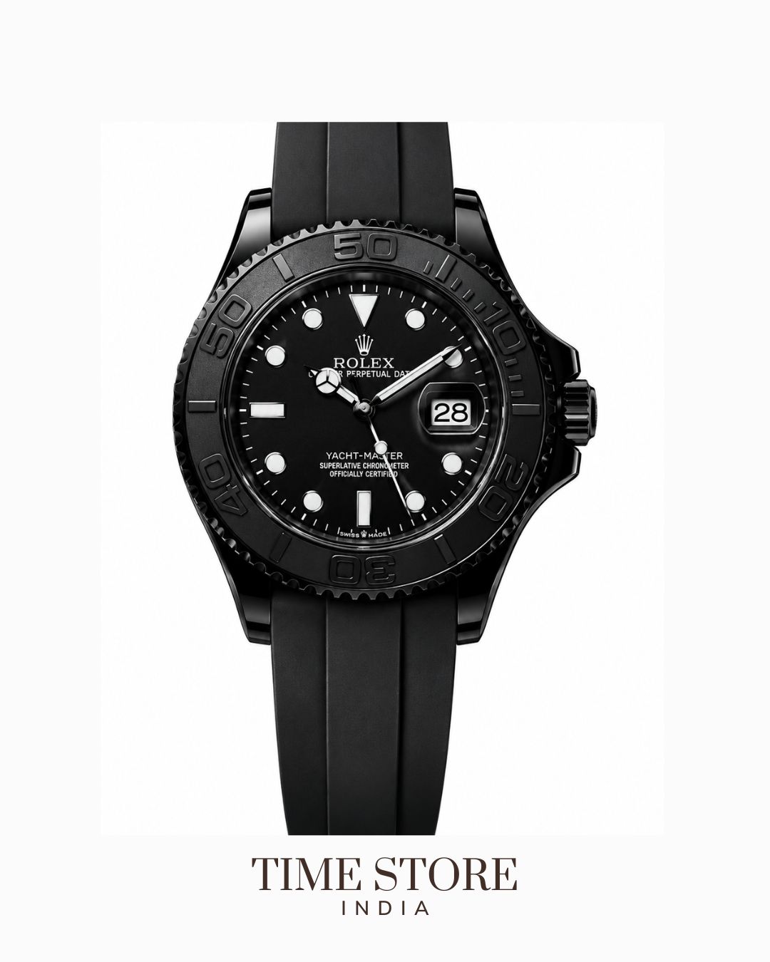 Yacht-Master Full Black Oysterflex