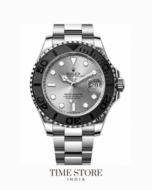 Yacht-Master Silver Dial Black Bezel