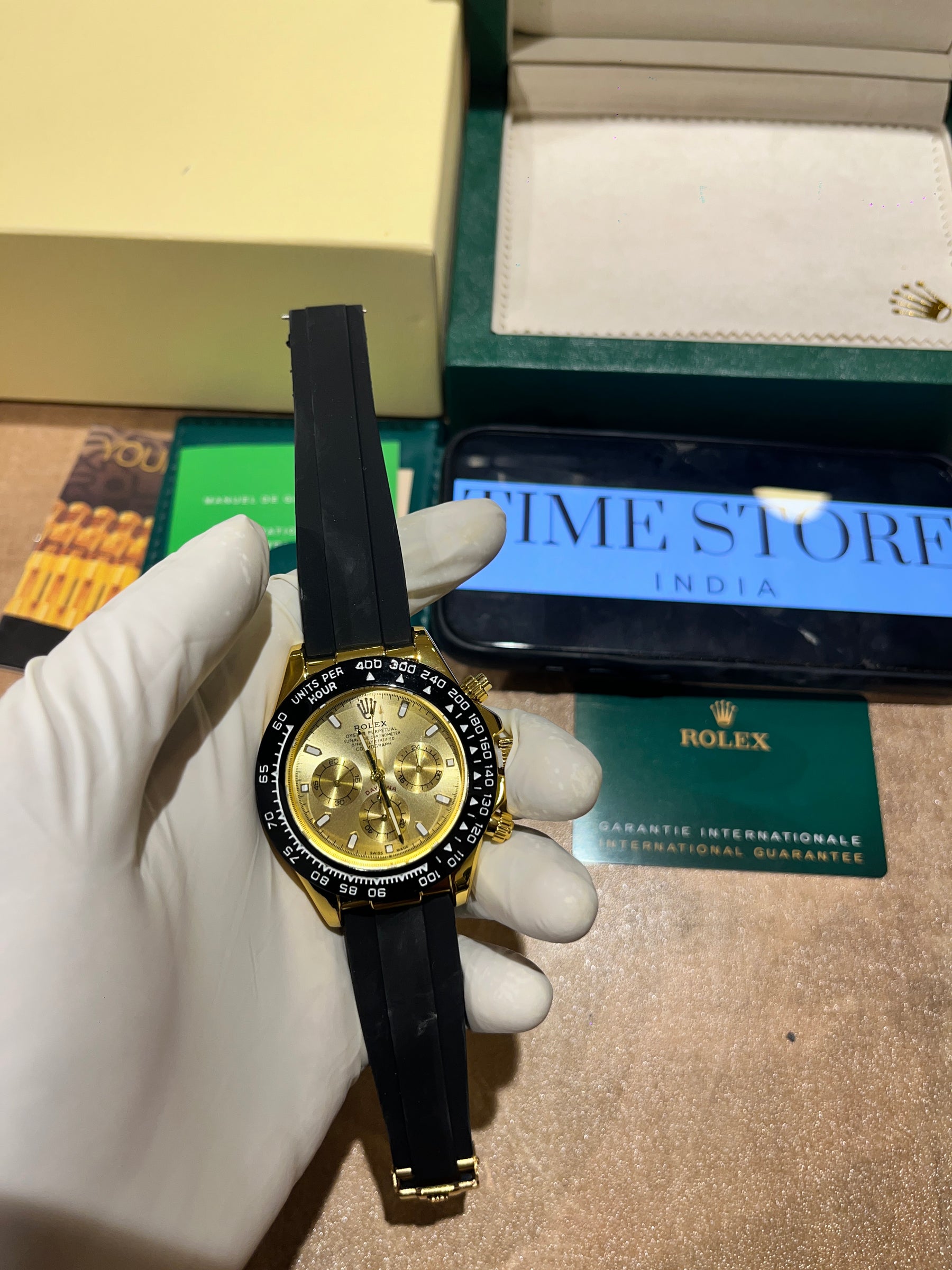 Gold Champagne Dial Oysterflex