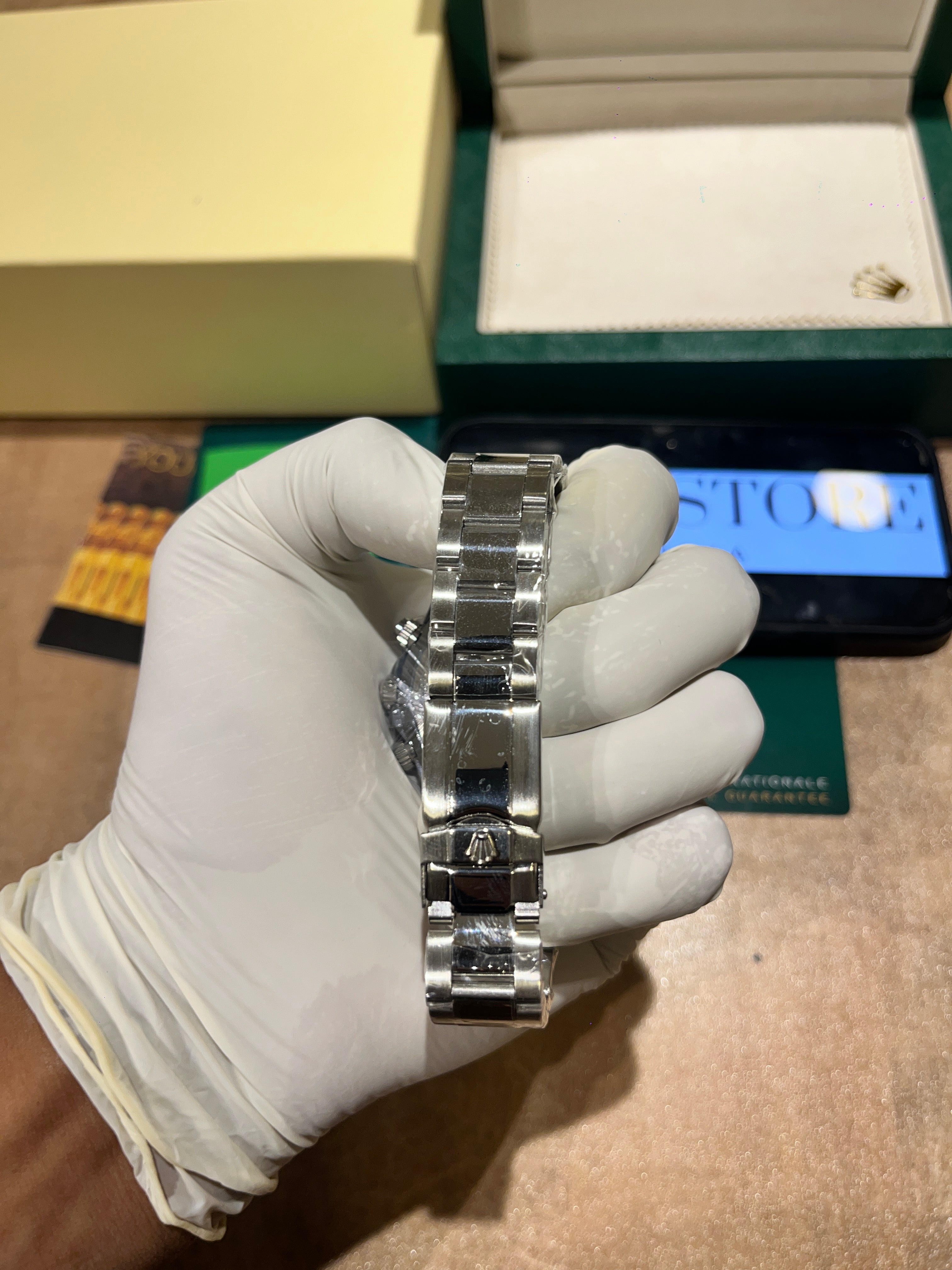 Submariner Silver Blue Dial Artistic Bezel