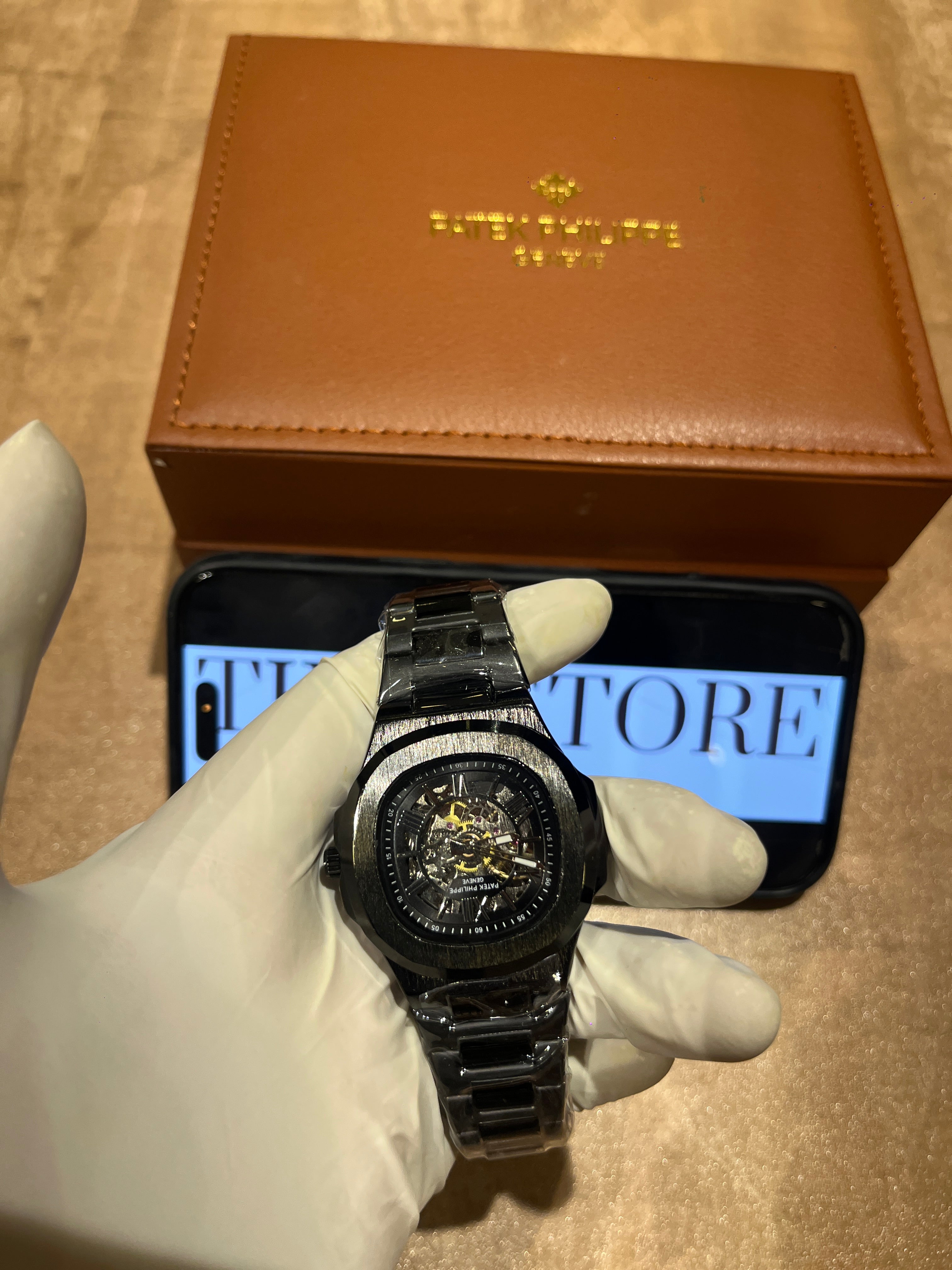 Nautilus Black Skeleton