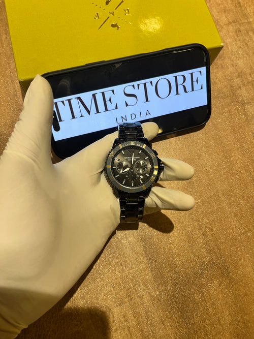 Black & Gold Chronograph