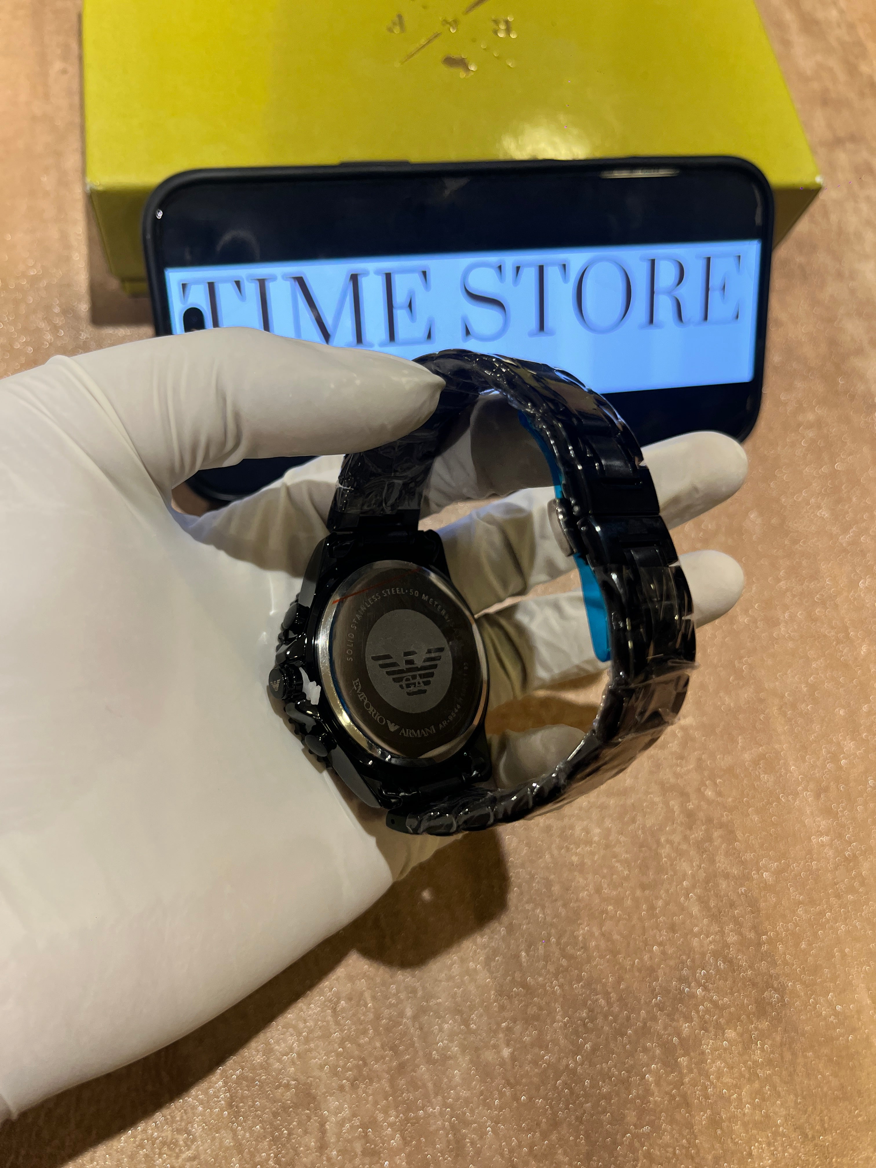 Black & Gold Chronograph