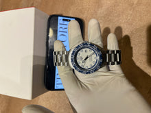 Formula 1 Solargraph Silver White Dial Blue Bezel