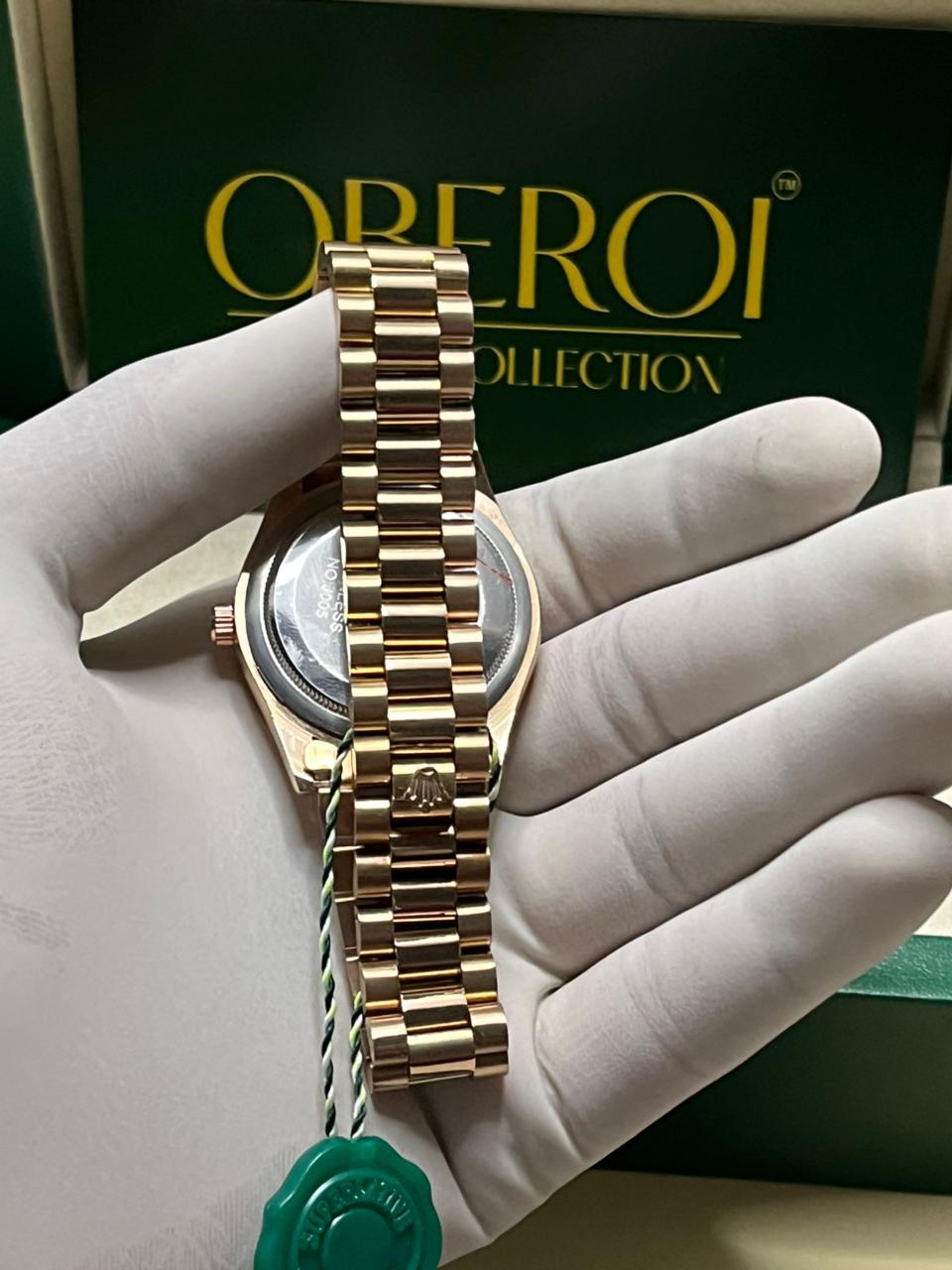 Emerald Royal Day-Date – Rose Gold Signature Edition