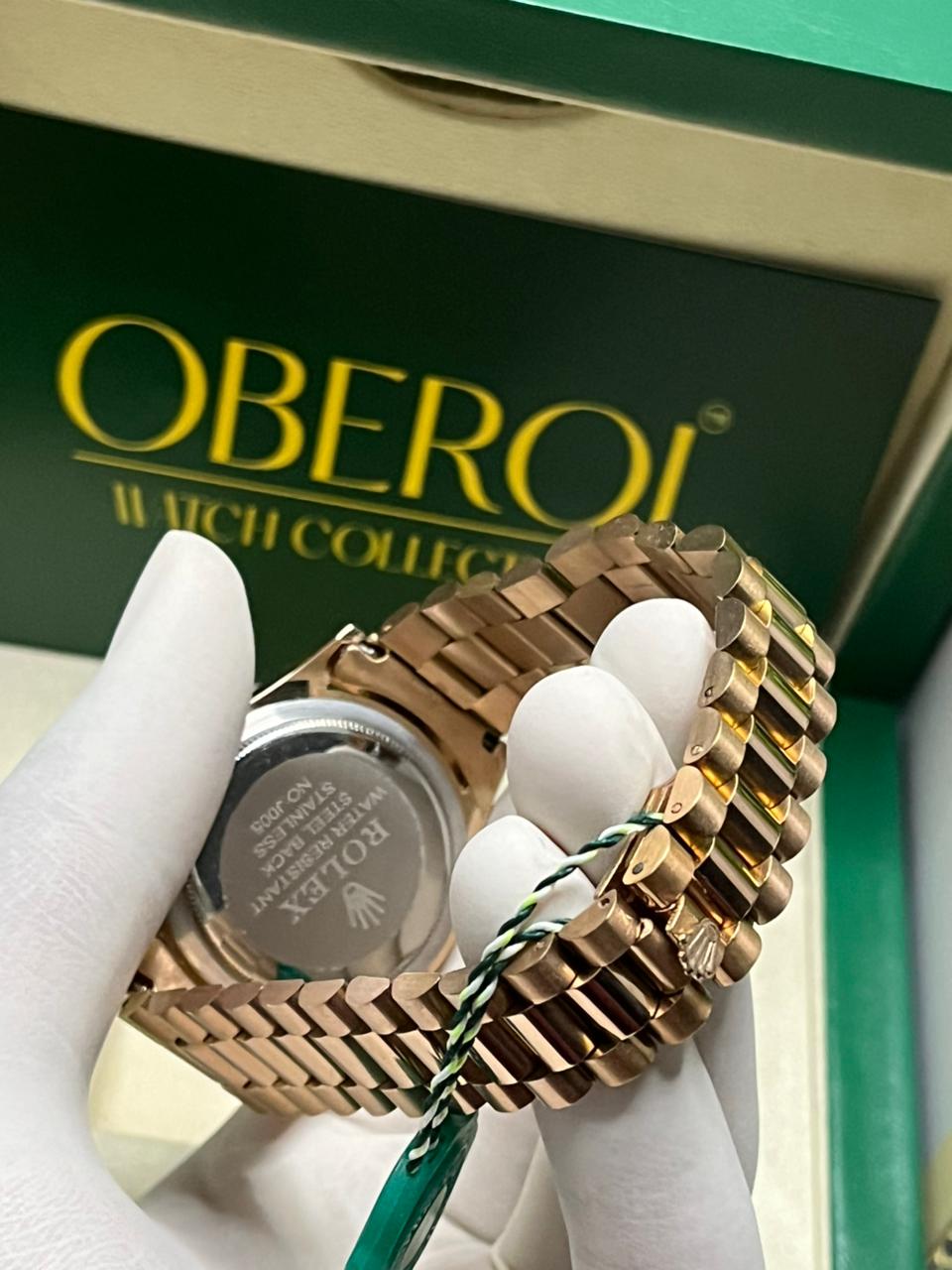 Emerald Royal Day-Date – Rose Gold Signature Edition