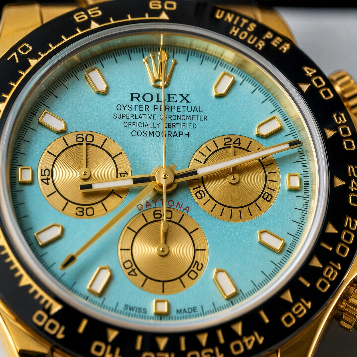 Rolex Daytona 126518LN ROLEX DAYTONA TIFFANY GOLD