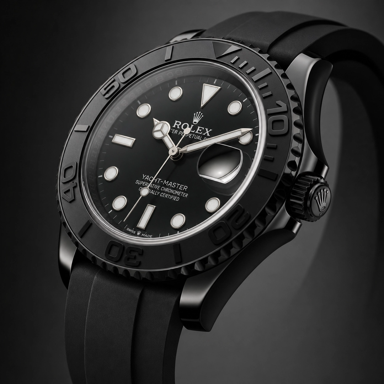Rolex Yacht-Master 42 Black 226659 Oysterflex